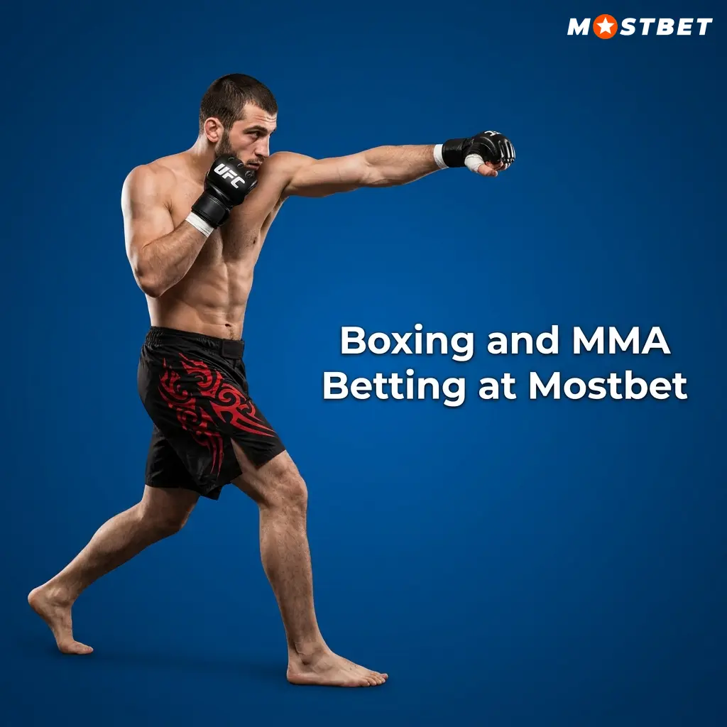 Boxing and MMA betting options at Mostbet covering UFC, Bellator, and world title bouts with live odds and multiple markets