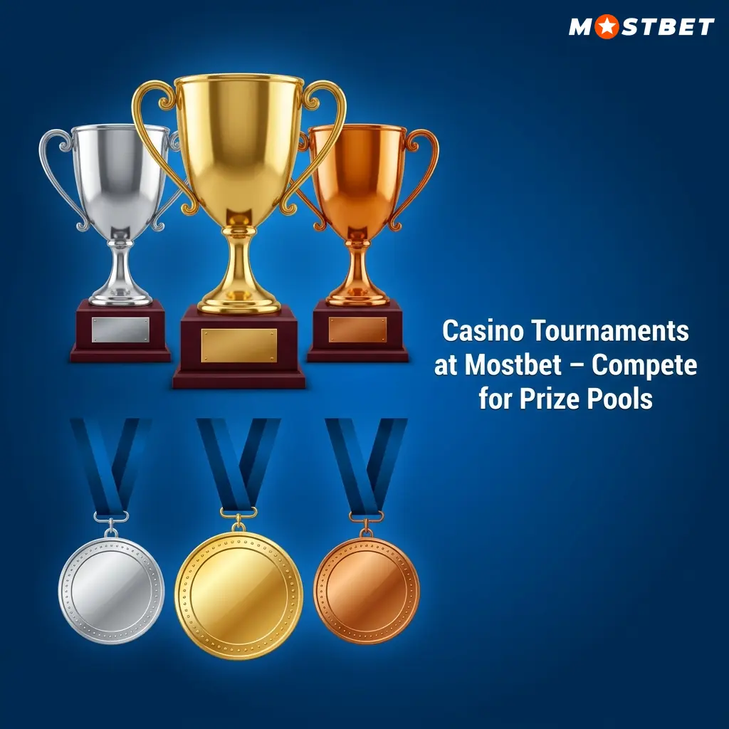 Mostbet casino tournament leaderboard with prize pool up to 50000 USD for slots and fast games competitions