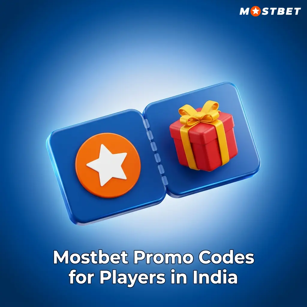 Mostbet promo codes for Indian players showing bonus activation fields and reward details on the platform