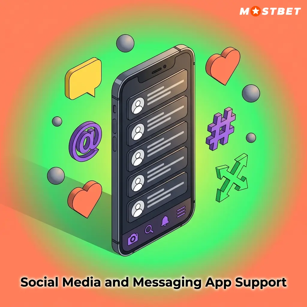 Mostbet social media and messaging app support channels including Telegram Instagram Facebook and Twitter for Indian users