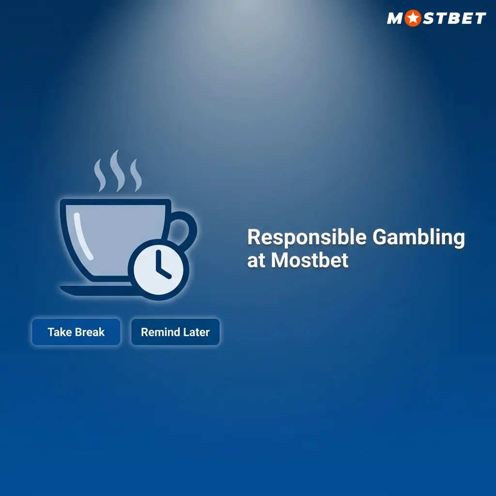 Mostbet responsible gambling tools including deposit limits, wagering limits, session controls, and self-exclusion options