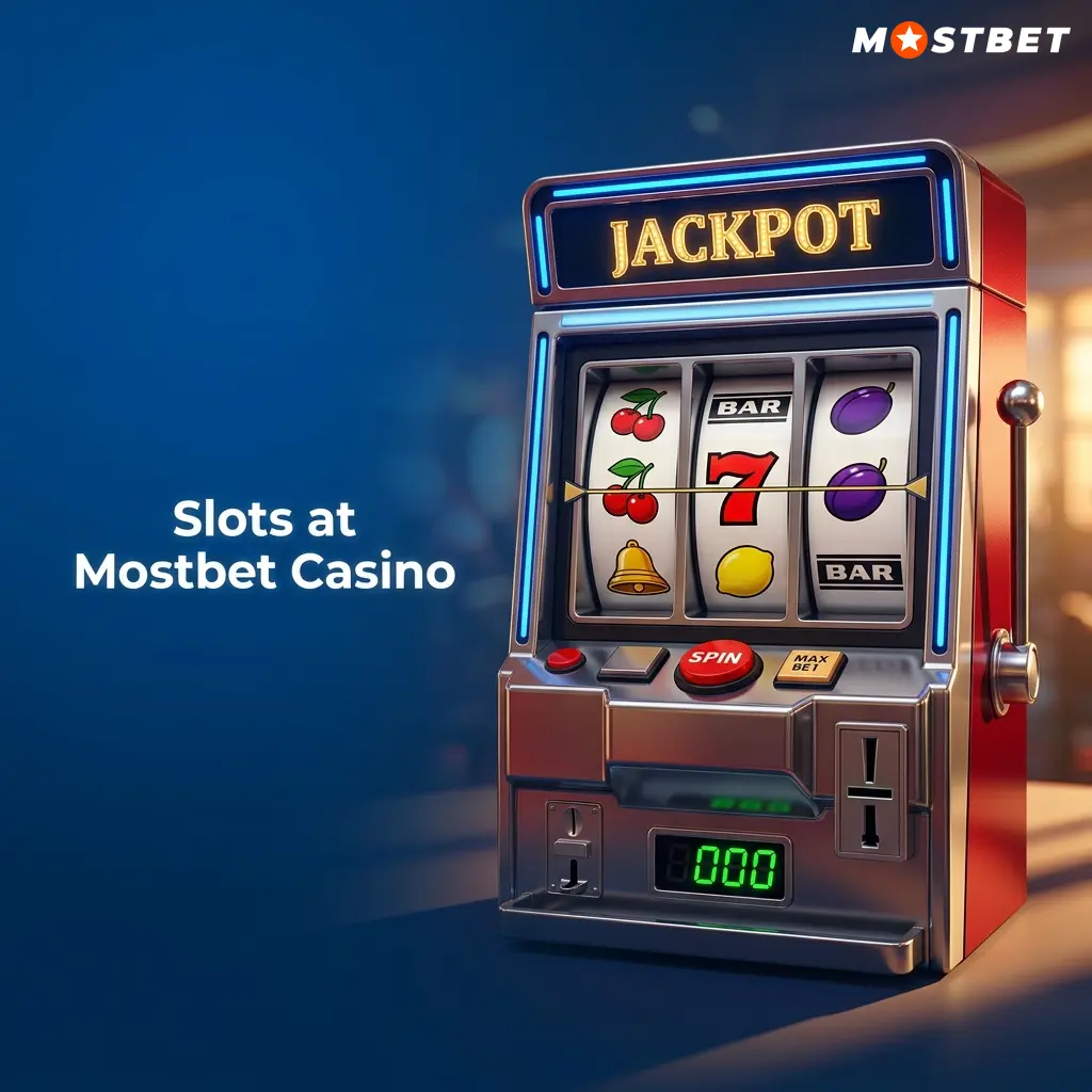 Mostbet Casino slots lobby featuring classic reels, video slots, Megaways, and progressive jackpots from top providers
