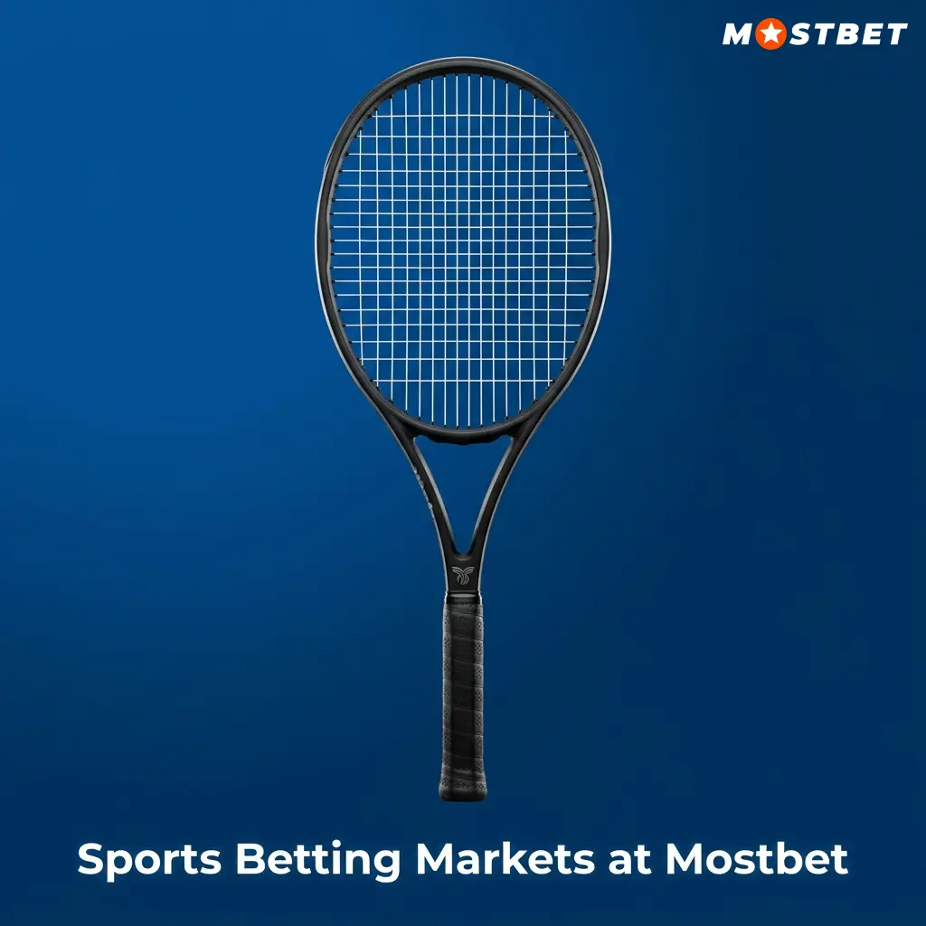 Mostbet sports betting markets showing cricket, football, esports odds with live betting and parlay options across 30+ disciplines